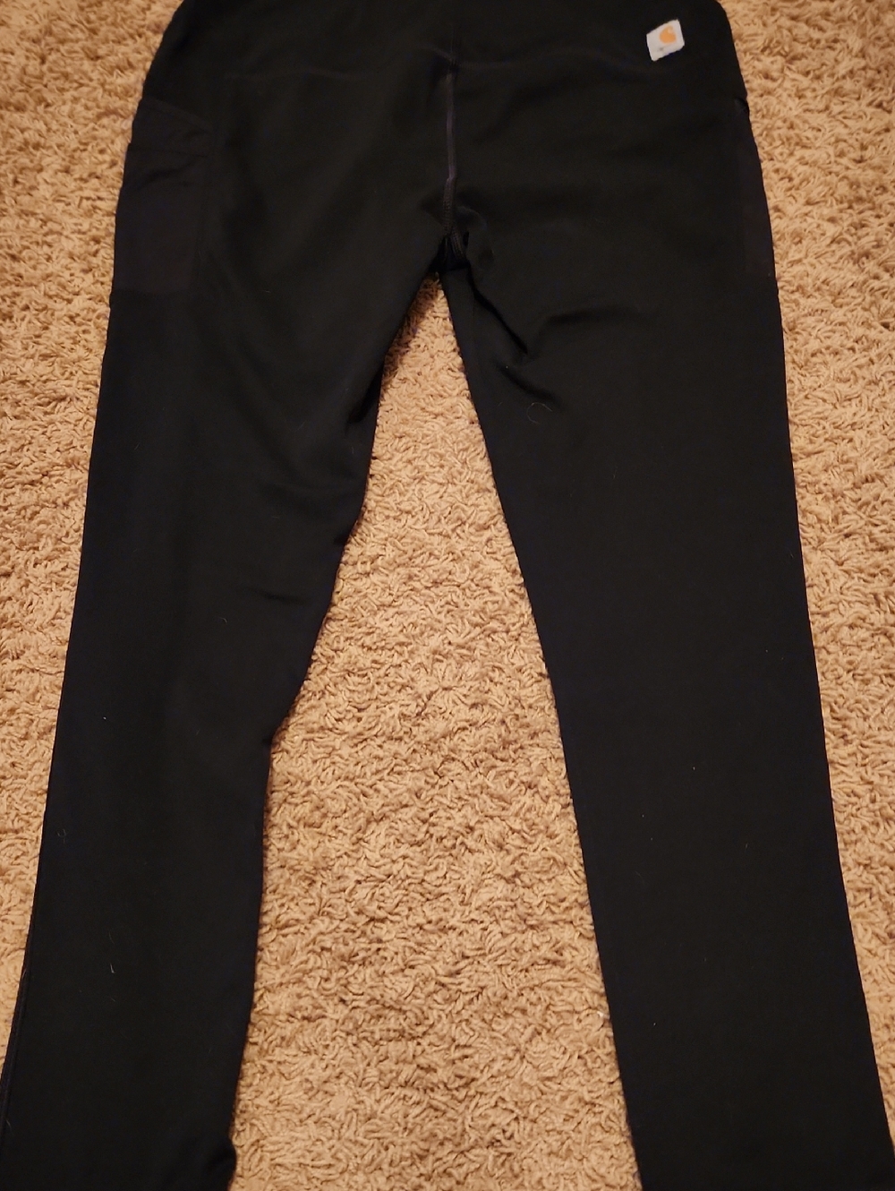 Carhartt Black Fitted Pants Woamns Size Large - Picture 6 of 9